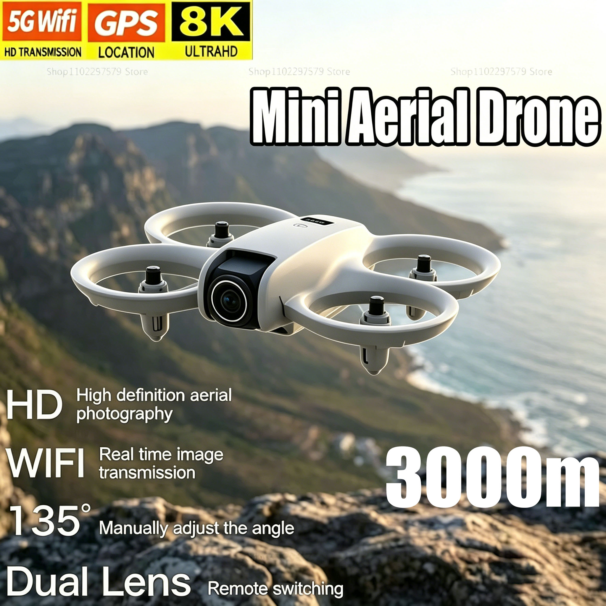 Drone Kit Tricopter - طائرة بدون طيار صغيرة مع كاميرا