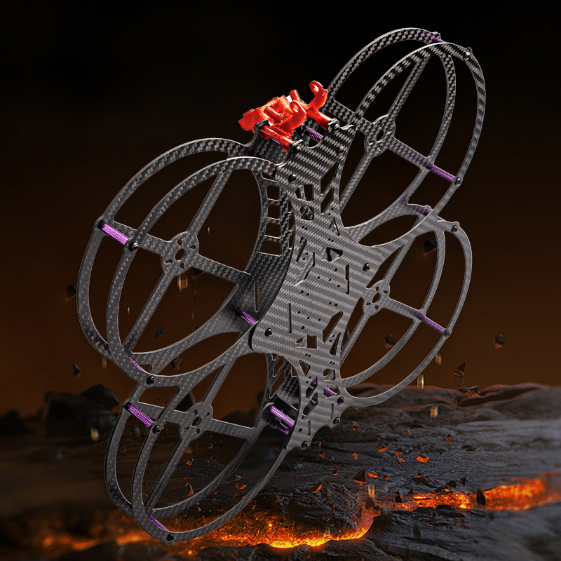 Drone Kit Octocopter - Flyroun 5 بوصة ألياف الكربون FPV