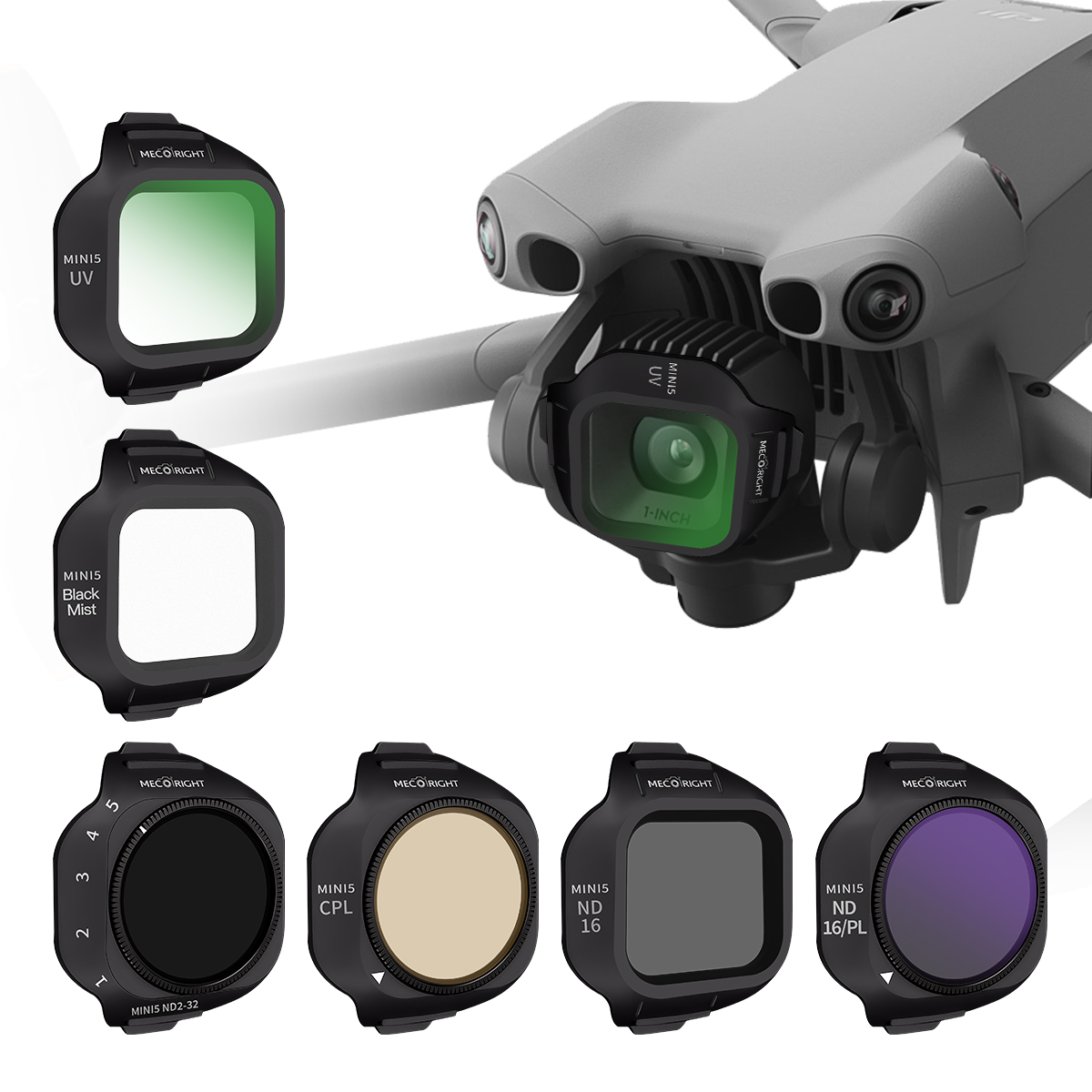 Drone Kit Build Yourself - مجموعة فلاتر Mecoright لطائرة DJI Mini5