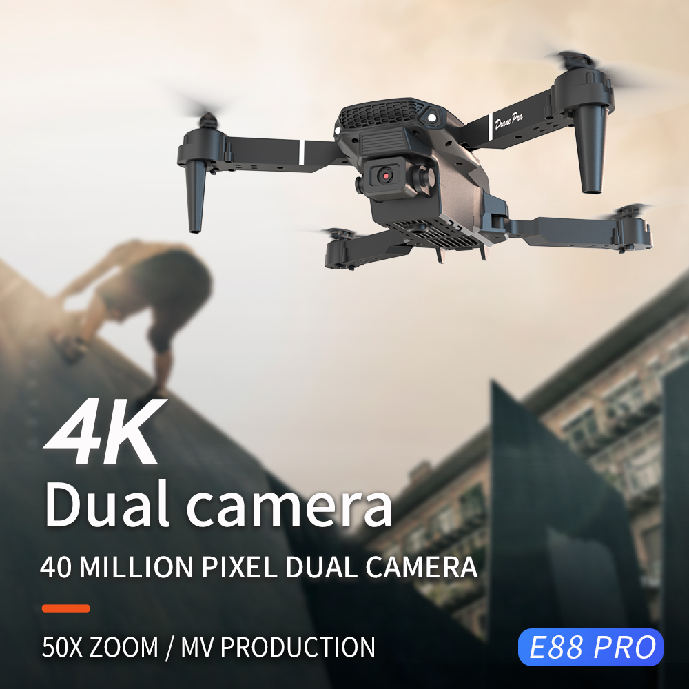 طائرة بدون طيار E88 احترافية ج - مراجعة Drone Kit Professional وسعره