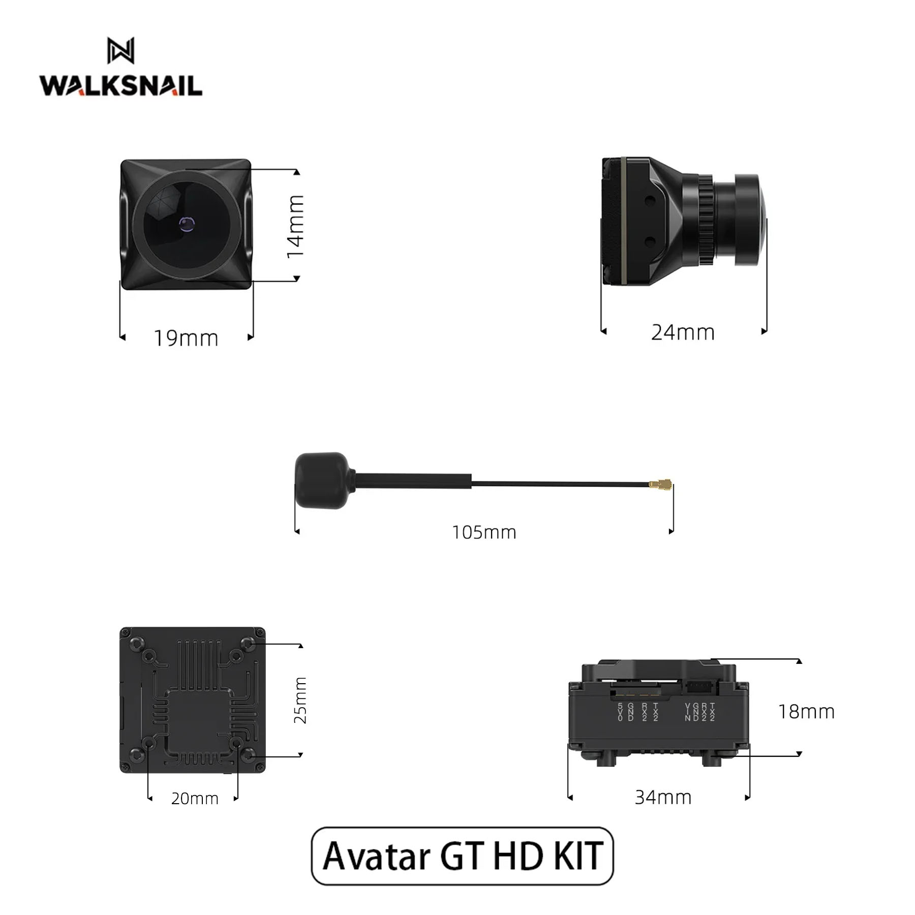 Walksnail Avatar GT HD KIT 2W  - مراجعة Drone Kit Long Range وسعره