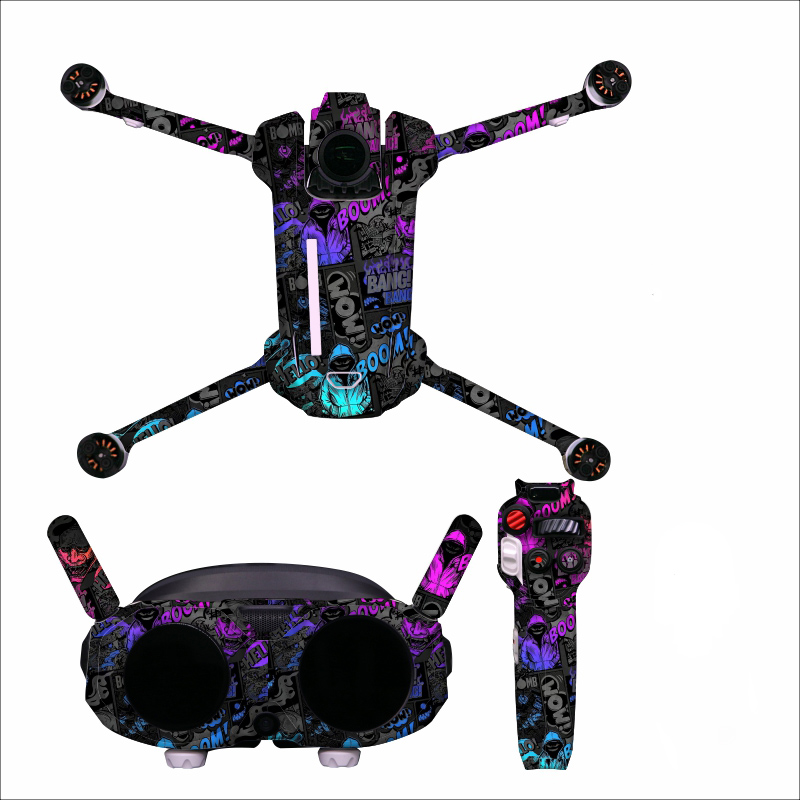مجموعة ملصقات مزخرفة مضادة للج - مراجعة Drone Kit Waterproof وسعره