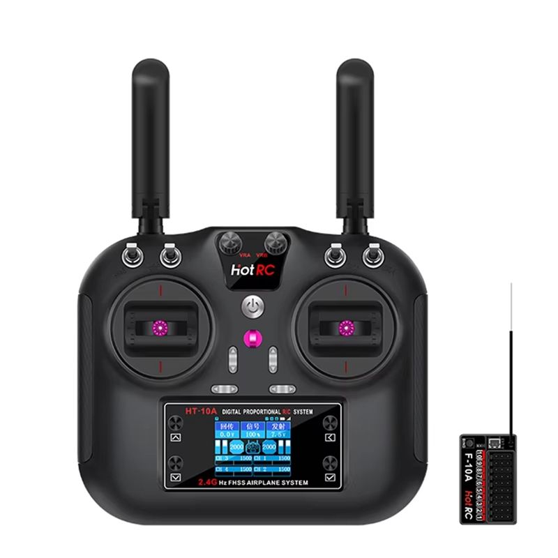 مجموعة تحكم عن بعد HOTRC HT-10 - مراجعة Drone Kit Beginner وسعره