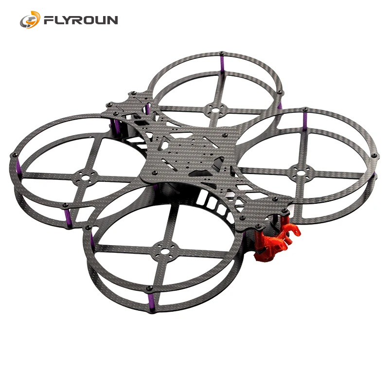 Flyroun 5 بوصة ألياف الكربون F - مراجعة Drone Kit Octocopter وسعره