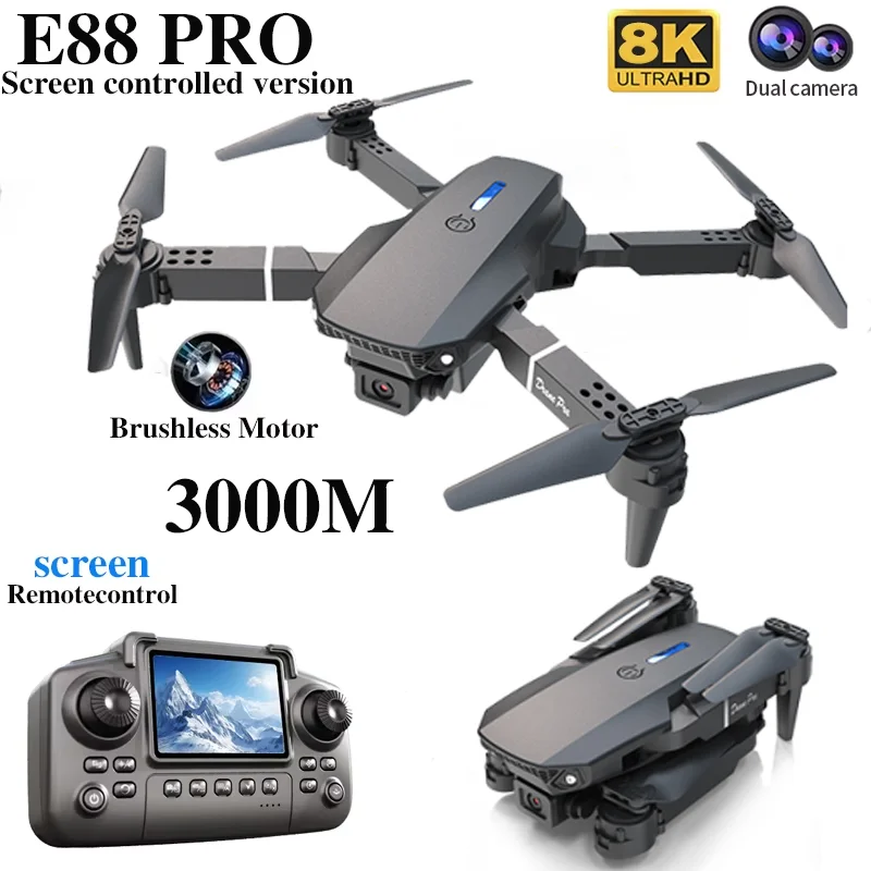 طائرة بدون طيار احترافية E88 P - مراجعة Drone Kit Professional وسعره