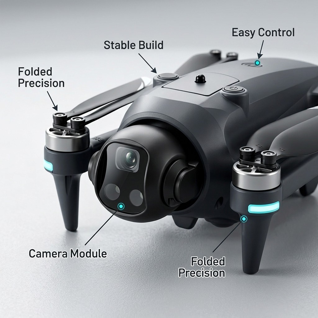 طائرة بدون طيار Potensic مع نظ - مراجعة Drone Kit Long Range وسعره