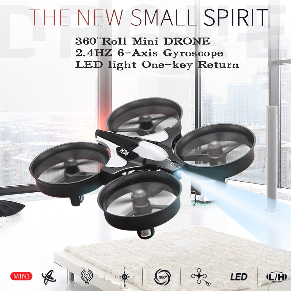 طائرة بدون طيار صغيرة JJRC H36 - مراجعة Drone Kit Tricopter وسعره