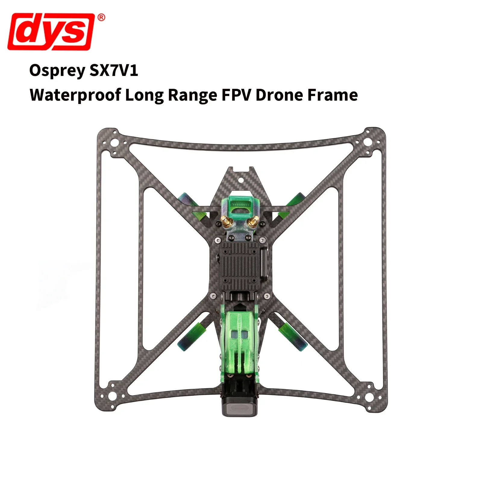 إطار طائرة بدون طيار DYS Ospre - مراجعة Drone Kit Waterproof وسعره