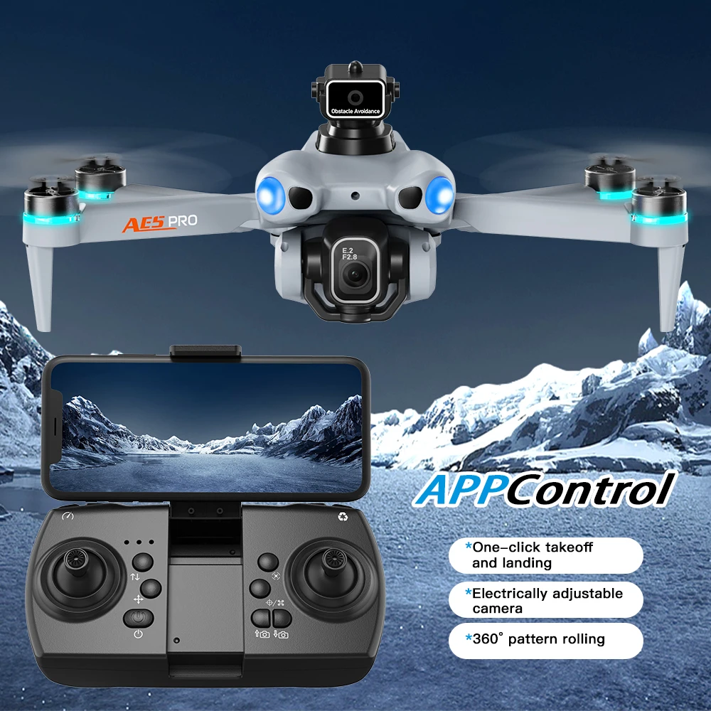 طائرة بدون طيار AE5 Pro بدقة 8 - مراجعة Drone Kit Tricopter وسعره