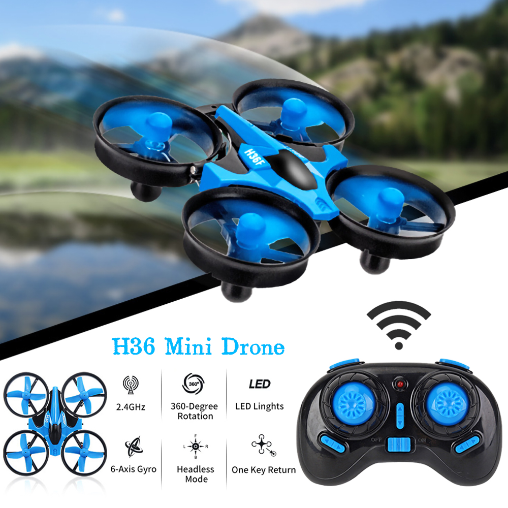 JJRC H36 Mini Rc Drone 4ch 6-A - مراجعة Drone Kit Tricopter وسعره