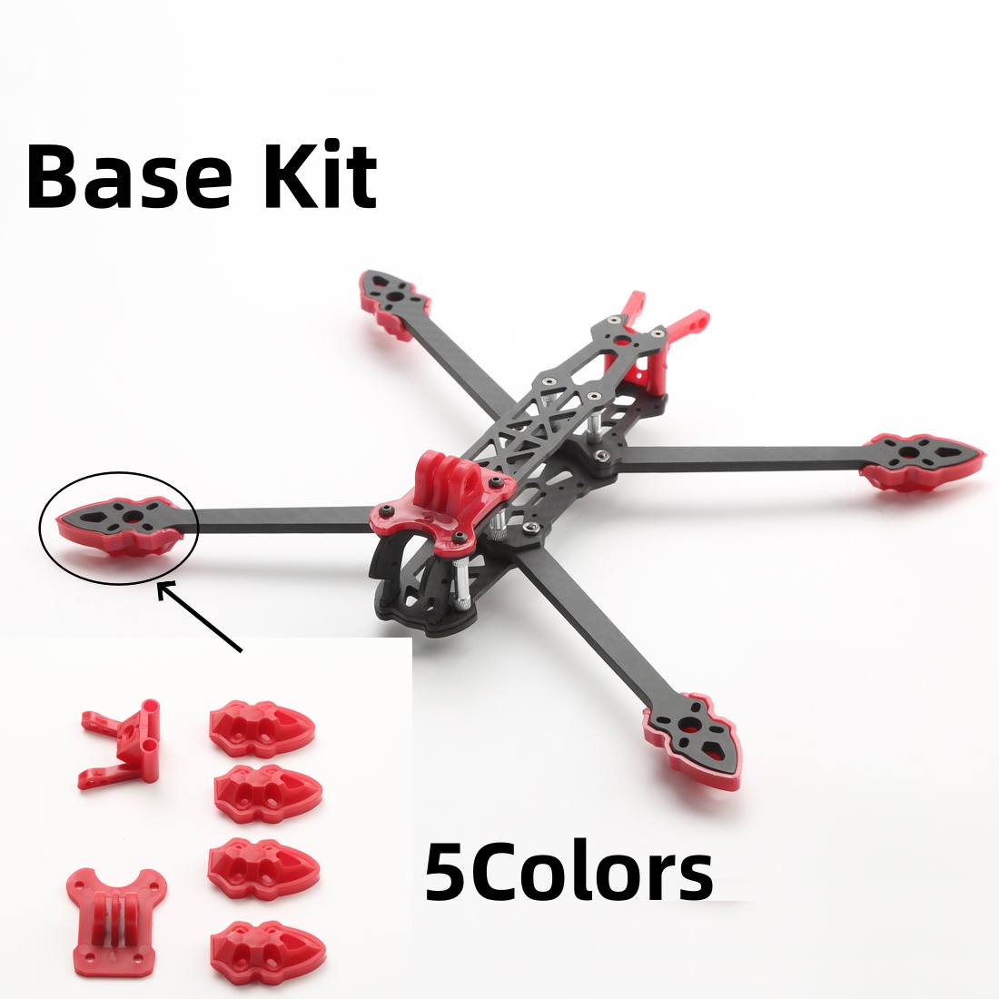 إطار Mark4 مقاس 5 بوصة / 7 بوص - مراجعة Drone Kit Octocopter وسعره