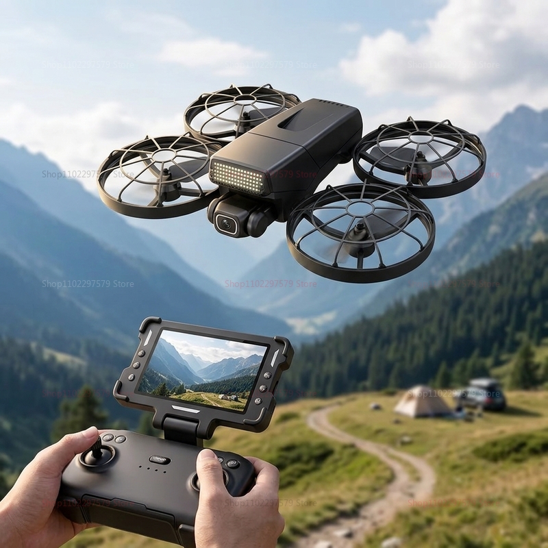طائرات بدون طيار جديدة M8 مع ن - مراجعة Drone Kit With Camera وسعره