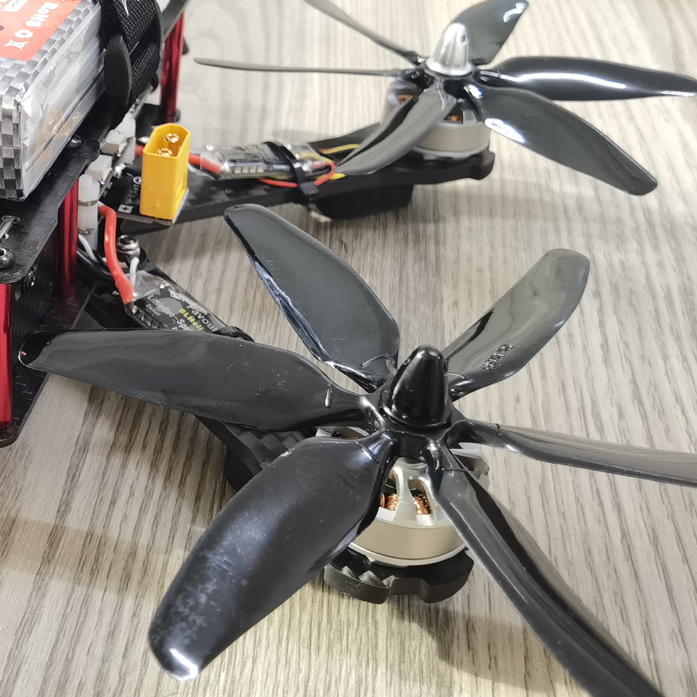 10 قطعة 504060 5x4x6 6-Blade ل - مراجعة Drone Kit Octocopter وسعره