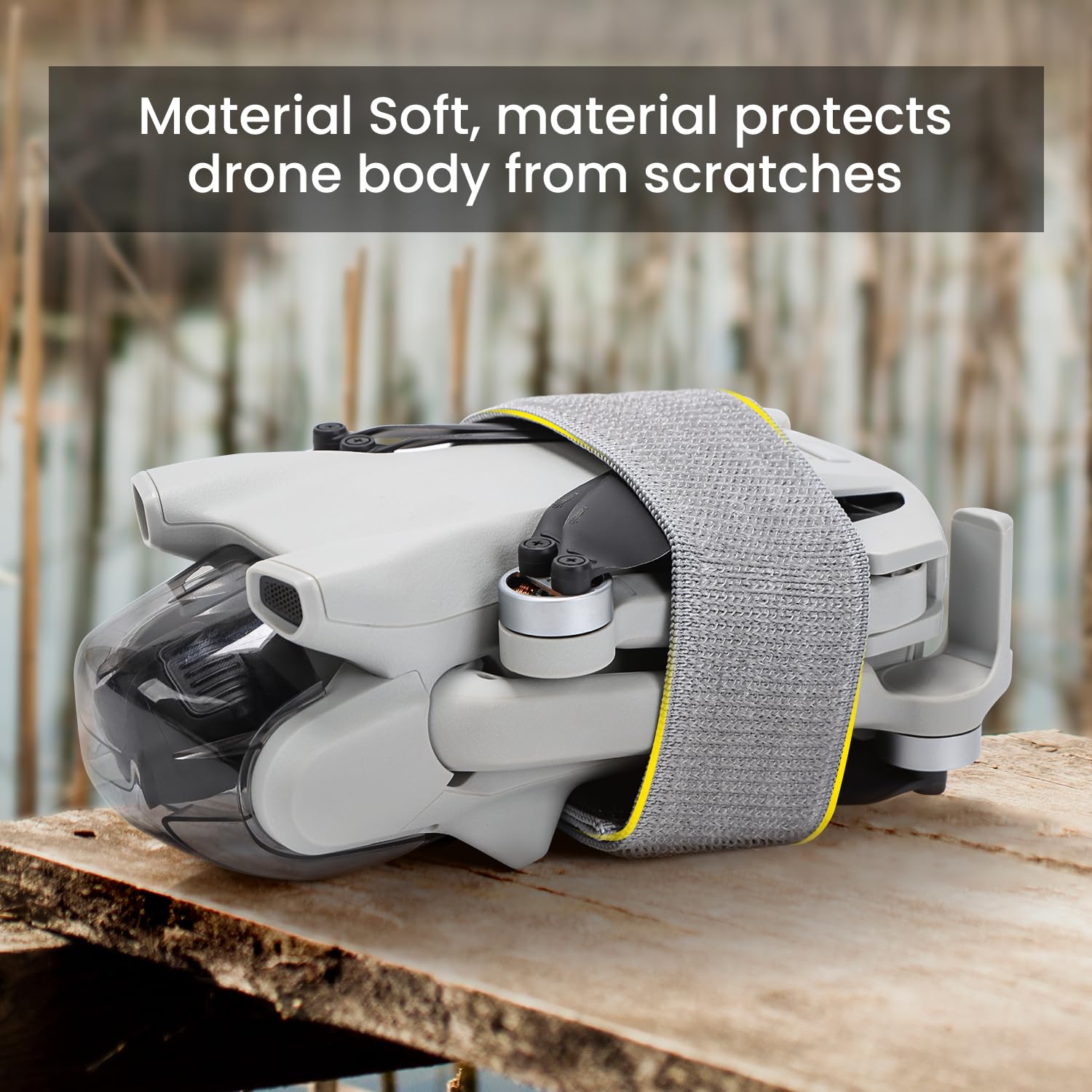 حزام تثبيت المروحة وملحقاته لط - مراجعة Drone Kit Build Yourself وسعره